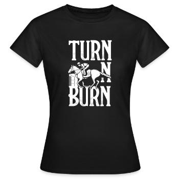 Lustige Pferderennen Pferderennen Geschenkidee - Frauen T-Shirt - Schwarz - Vorne - AI Model Female 172 dark (172cm)