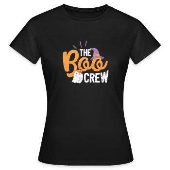 Passendes Halloween-Pärchen Hexe Gespenst The Boo - Frauen T-Shirt - Schwarz - Vorne - AI Model Female 172 dark (172cm)