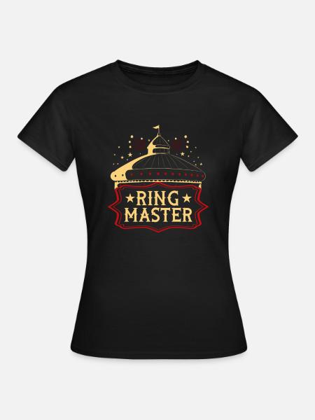 Circus Ringmaster Kostüm - Frauen T-Shirt - Schwarz
