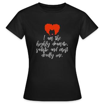 Halloween Witch Witchcraft Magic Magic Magic Magice Costume - Women's T-Shirt - black - Front - AI Model Female 172 dark (172cm)