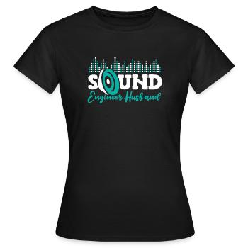 Ingénieur du son Tontechniker - T-shirt Femme - noir - Devant - AI Model Female 172 dark (172cm)