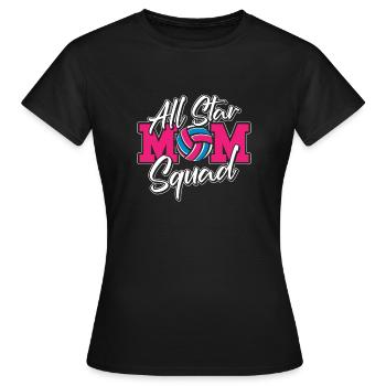 Volleyball Beach Volleyball - Women's T-Shirt - black - Front - AI Model Female 172 dark (172cm)