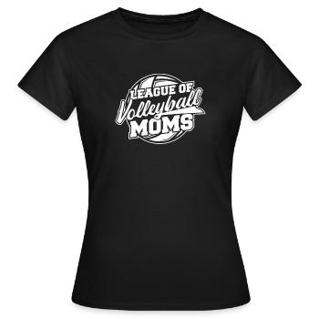 Volleyball Beach Volleyball - Women's T-Shirt - black - Front - AI Model Female 172 dark (172cm)