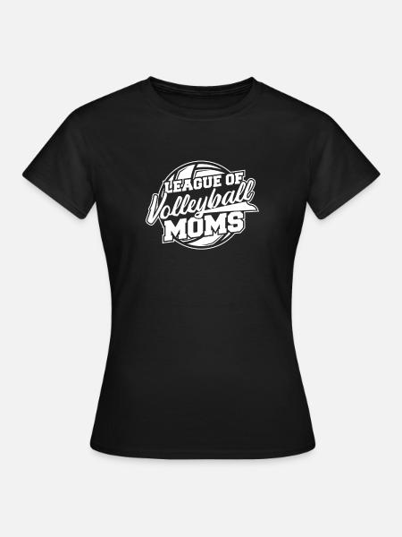 Volleyball Beachvolleyball - Frauen T-Shirt - Schwarz