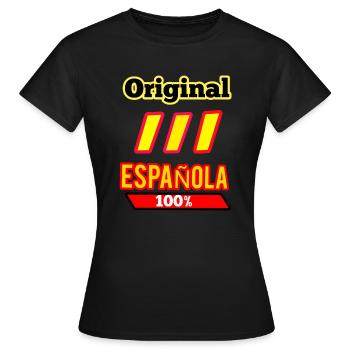 Spaniard - Women's T-Shirt - black - Front - AI Model Female 172 dark (172cm)