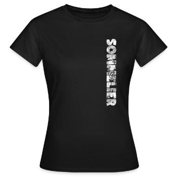 Dégustation de vin de sommelier - T-shirt Femme - noir - Devant - AI Model Female 172 dark (172cm)