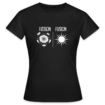 Physicien physicien - T-shirt Femme - noir - Devant - AI Model Female 172 dark (172cm)