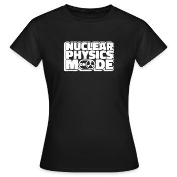 Physicien physicien - T-shirt Femme - noir - Devant - AI Model Female 172 dark (172cm)
