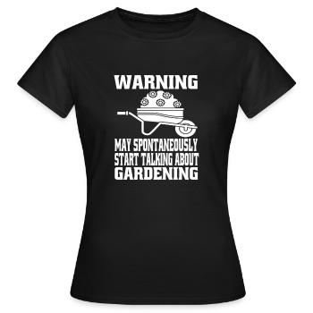 Garten Hobbygärtner Obstgarten Geschenk Gärtner - Frauen T-Shirt - Schwarz - Vorne - AI Model Female 172 dark (172cm)