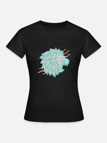 Lion matte colors - Women's T-Shirt - black
