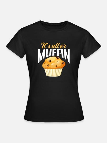 Lustiges Hobby Bäcker Geschenk - Frauen T-Shirt - Schwarz