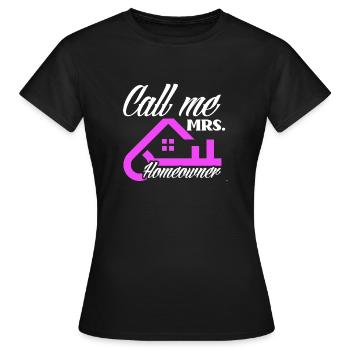 Homeowner Home Purchase Gift - Women's T-Shirt - black - Front - AI Model Female 172 dark (172cm)