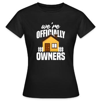 Homeowner Home Purchase Gift - Women's T-Shirt - black - Front - AI Model Female 172 dark (172cm)