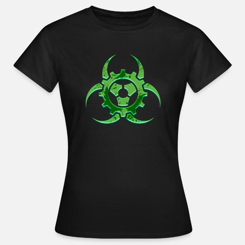 Simbolo biopunk Estetica biopunk - Maglietta da donna - nero