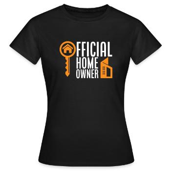 Homeowner Home Purchase Gift - Women's T-Shirt - black - Front - AI Model Female 172 dark (172cm)