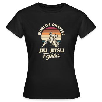 Jiu Jitsu Jiu Jitsu Jiu Jitsu - T-shirt Femme - noir - Devant - AI Model Female 172 dark (172cm)