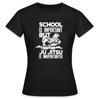 Jiu Jitsu Jiu Jitsu Jiu Jitsu - Frauen T-Shirt - Schwarz - Vorne - AI Model Female 172 dark (172cm)