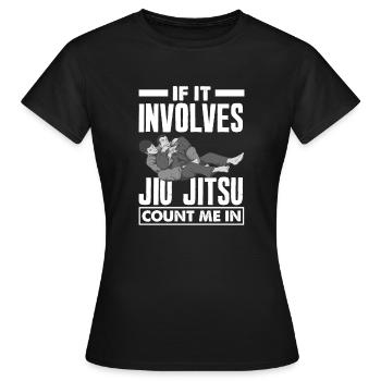 Jiu Jitsu Jiu Jitsu Jiu Jitsu - Frauen T-Shirt - Schwarz - Vorne - AI Model Female 172 dark (172cm)