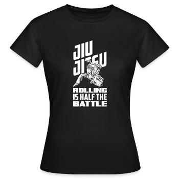 Jiu Jitsu Jiu Jitsu Jiu Jitsu - Frauen T-Shirt - Schwarz - Vorne - AI Model Female 172 dark (172cm)