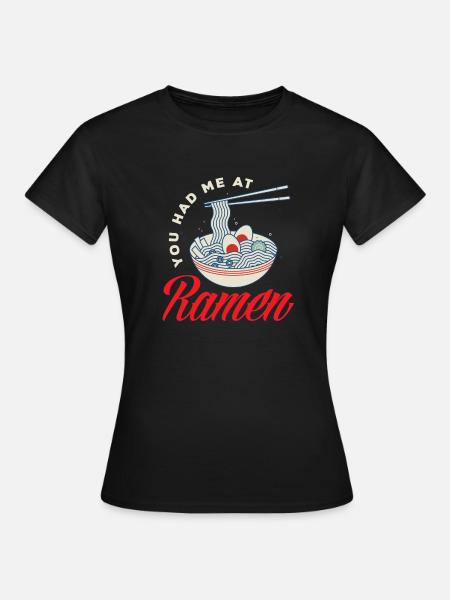 Drôle de cadeau Ramen - T-shirt Femme - noir