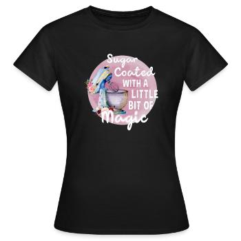 Boulangerie Baker Boulangerie Boulangerie Gâteau de confiserie - T-shirt Femme - noir - Devant - AI Model Female 172 dark (172cm)