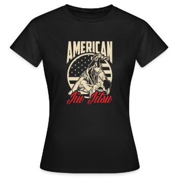 Jiu Jitsu Jiu Jitsu Jiu Jitsu - Frauen T-Shirt - Schwarz - Vorne - AI Model Female 172 dark (172cm)