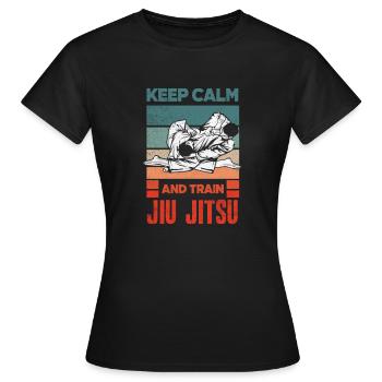 Jiu Jitsu Jiu Jitsu Jiu Jitsu - Frauen T-Shirt - Schwarz - Vorne - AI Model Female 172 dark (172cm)