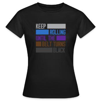 Jiu Jitsu Jiu Jitsu Jiu Jitsu - Frauen T-Shirt - Schwarz - Vorne - AI Model Female 172 dark (172cm)