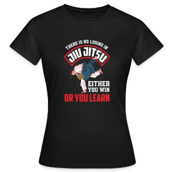 Jiu Jitsu Jiu Jitsu Jiu Jitsu - Frauen T-Shirt - Schwarz - Vorne - AI Model Female 172 dark (172cm)