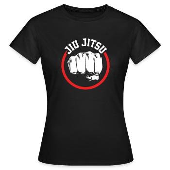 Jiu Jitsu Jiu Jitsu Jiu Jitsu - T-shirt Femme - noir - Devant - AI Model Female 172 dark (172cm)