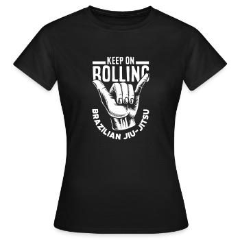 Jiu Jitsu Jiu Jitsu Jiu Jitsu - Frauen T-Shirt - Schwarz - Vorne - AI Model Female 172 dark (172cm)