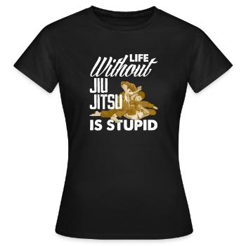Jiu Jitsu Jiu Jitsu Jiu Jitsu - Frauen T-Shirt - Schwarz - Vorne - AI Model Female 172 dark (172cm)