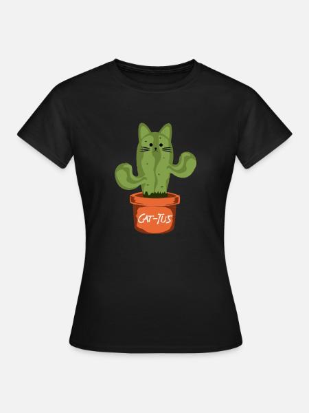 Cat-Ur - Frauen T-Shirt - Schwarz