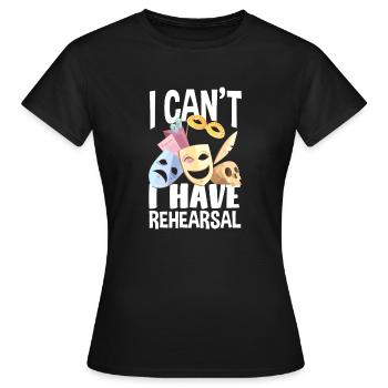 Drôle Acteur Actrice Cadeau - T-shirt Femme - noir - Devant - AI Model Female 172 dark (172cm)