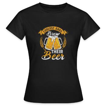 Funny Beer Drinker Beer Drinker Beer Brewer Motif - Women's T-Shirt - black - Front - AI Model Female 172 dark (172cm)