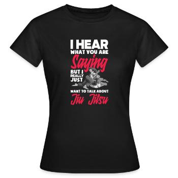 Jiu Jitsu Jiu Jitsu Jiu Jitsu - Frauen T-Shirt - Schwarz - Vorne - AI Model Female 172 dark (172cm)