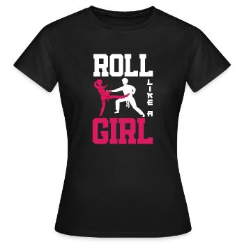 Jiu Jitsu Jiu Jitsu Jiu Jitsu - Frauen T-Shirt - Schwarz - Vorne - AI Model Female 172 dark (172cm)