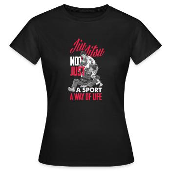 Jiu Jitsu Jiu Jitsu Jiu Jitsu - Frauen T-Shirt - Schwarz - Vorne - AI Model Female 172 dark (172cm)