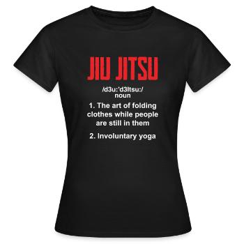 Jiu Jitsu Jiu Jitsu Jiu Jitsu - Frauen T-Shirt - Schwarz - Vorne - AI Model Female 172 dark (172cm)