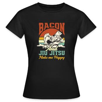 Jiu Jitsu Jiu Jitsu Jiu Jitsu - Frauen T-Shirt - Schwarz - Vorne - AI Model Female 172 dark (172cm)