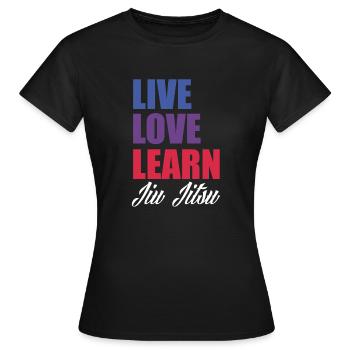 Jiu Jitsu Jiu Jitsu Jiu Jitsu - Frauen T-Shirt - Schwarz - Vorne - AI Model Female 172 dark (172cm)