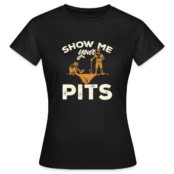 Archäologie Geschenk Archäologe - Frauen T-Shirt - Schwarz - Vorne - AI Model Female 172 dark (172cm)