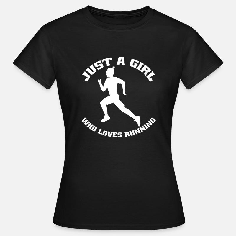 Jogging fit jogging run cardio training run - T-shirt Femme - noir