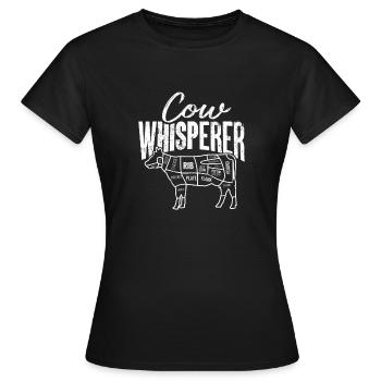 Butcher Butcher Butcher Butcher’s Gift - T-shirt Femme - noir - Devant - AI Model Female 172 dark (172cm)
