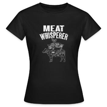 Butcher Butcher Butcher Butcher’s Gift - T-shirt Femme - noir - Devant - AI Model Female 172 dark (172cm)