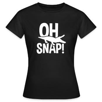 Alligator Alligator Crocodile Crocodile - T-shirt Femme - noir - Devant - AI Model Female 172 dark (172cm)