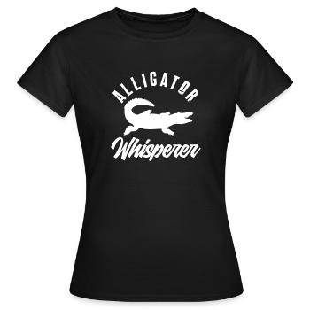 Alligator Alligator Crocodile Crocodile - T-shirt Femme - noir - Devant - AI Model Female 172 dark (172cm)