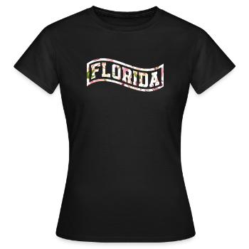 Florida - Women's T-Shirt - black - Front - AI Model Female 172 dark (172cm)