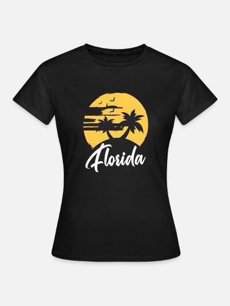 Florida - Frauen T-Shirt - Schwarz