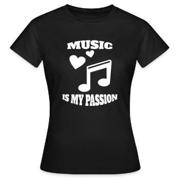Musique Musique Dicton Faire des musiciens de musique Professeurs de musique - T-shirt Femme - noir - Devant - AI Model Female 172 dark (172cm)
